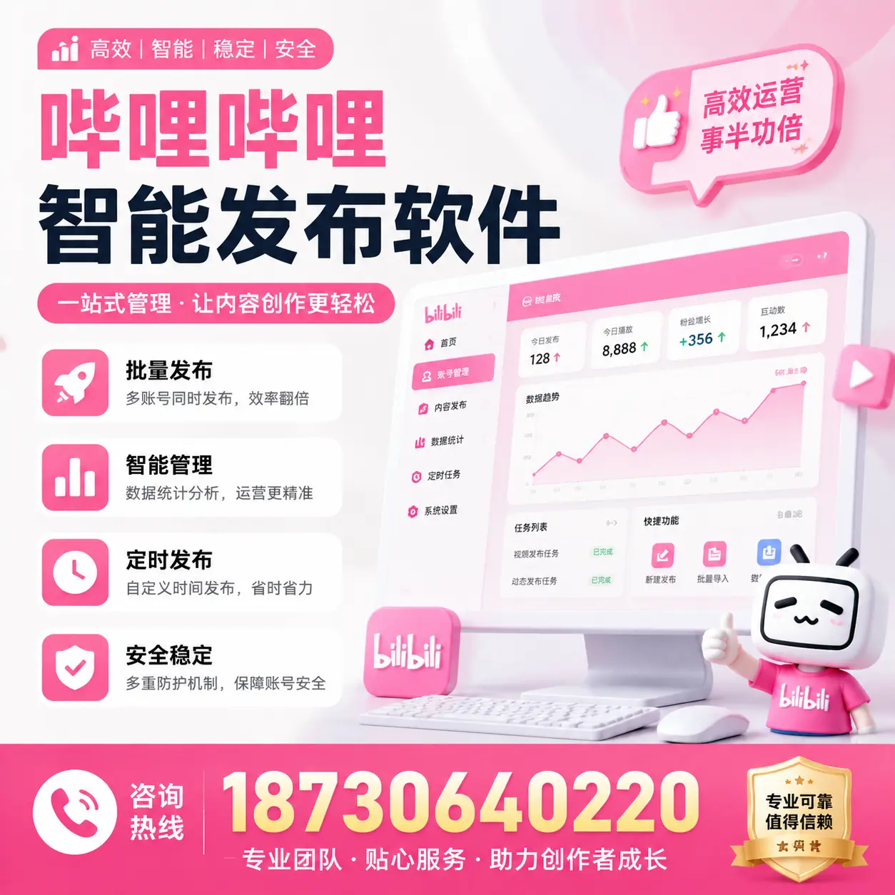 如何评估哔哩哔哩智能发布软件的ROI？郴州 企业必读
